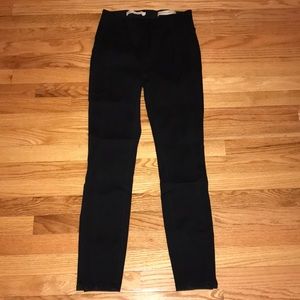Pilcro Hi-Rise Skinny Denim Jeggings Black Size 27